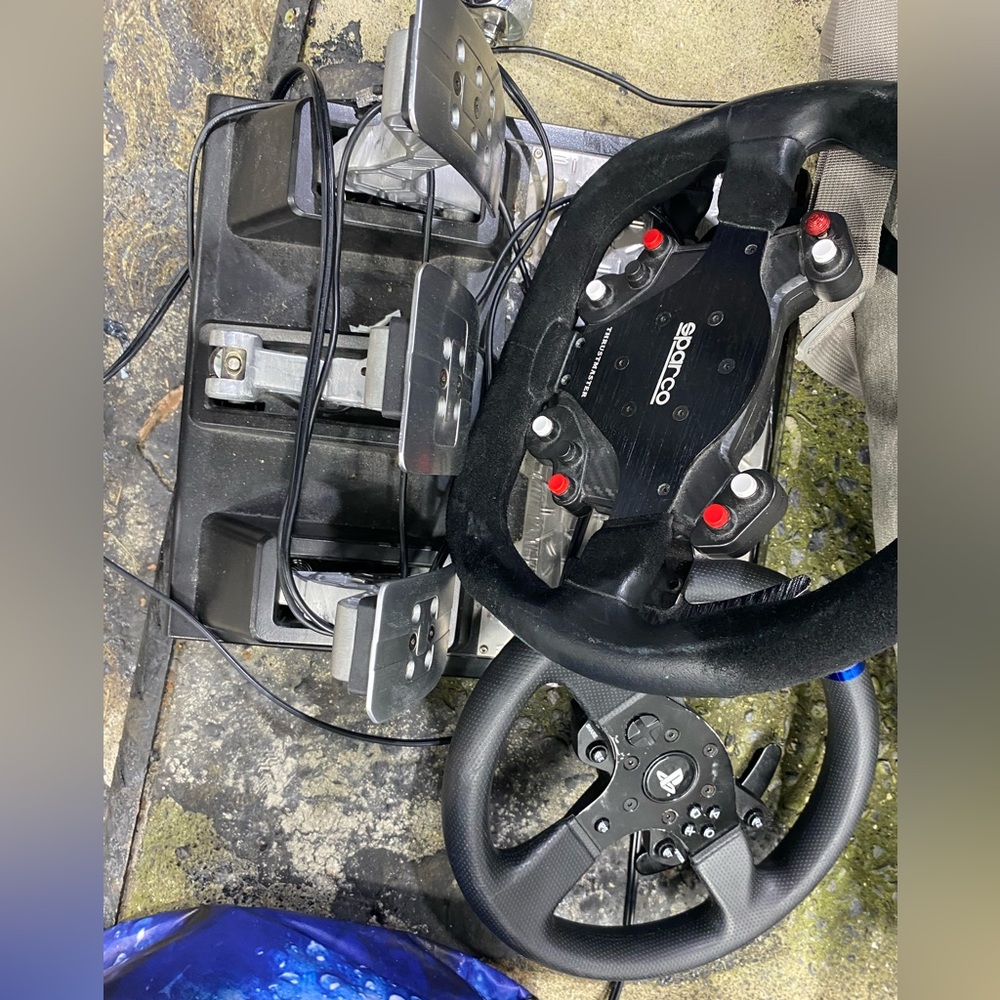 PlayStation Gamers Steering Wheel and Gas a Pedal set